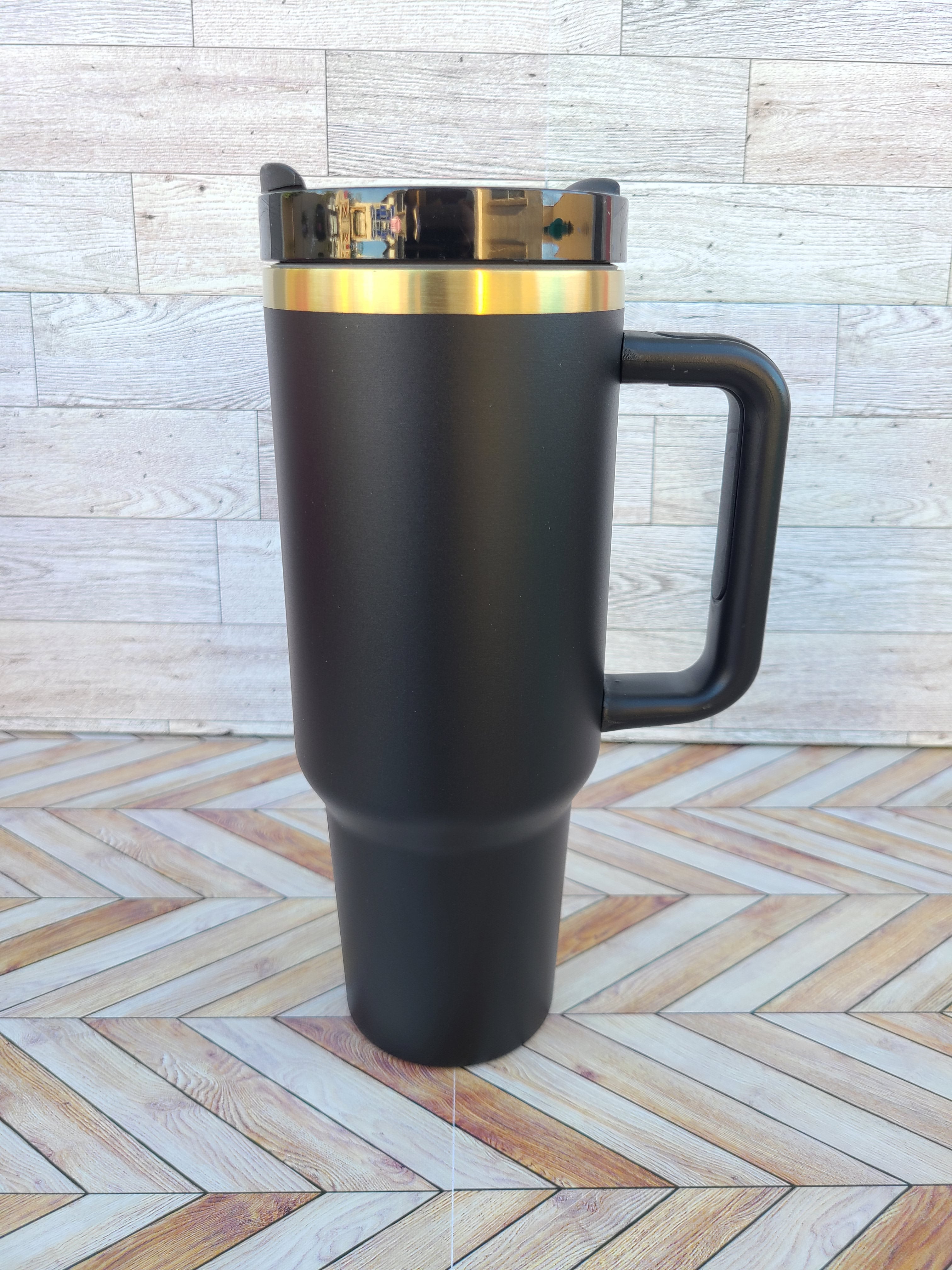 Gold Coated Engraved Tumbler