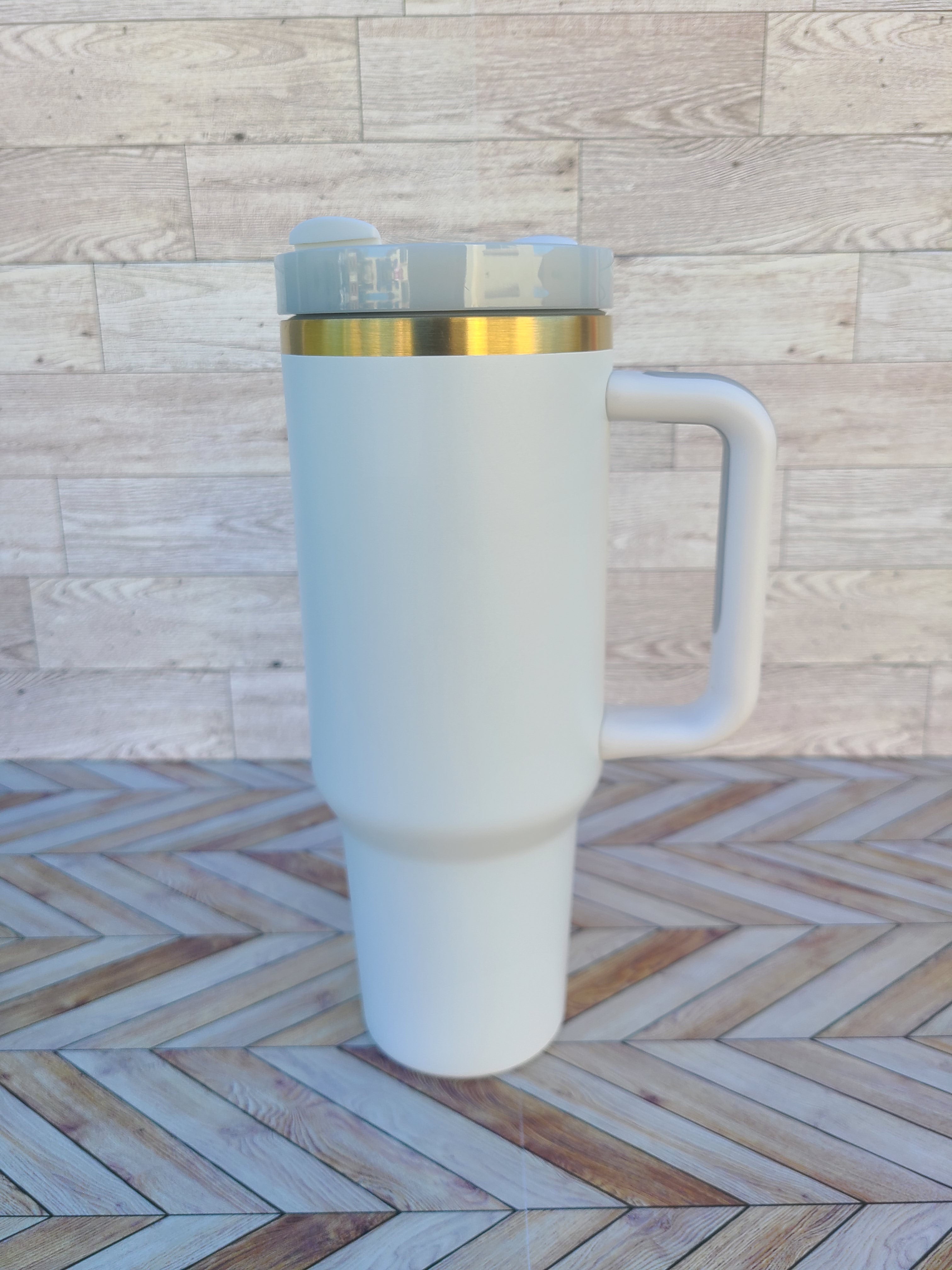 Gold Coated Engraved Tumbler