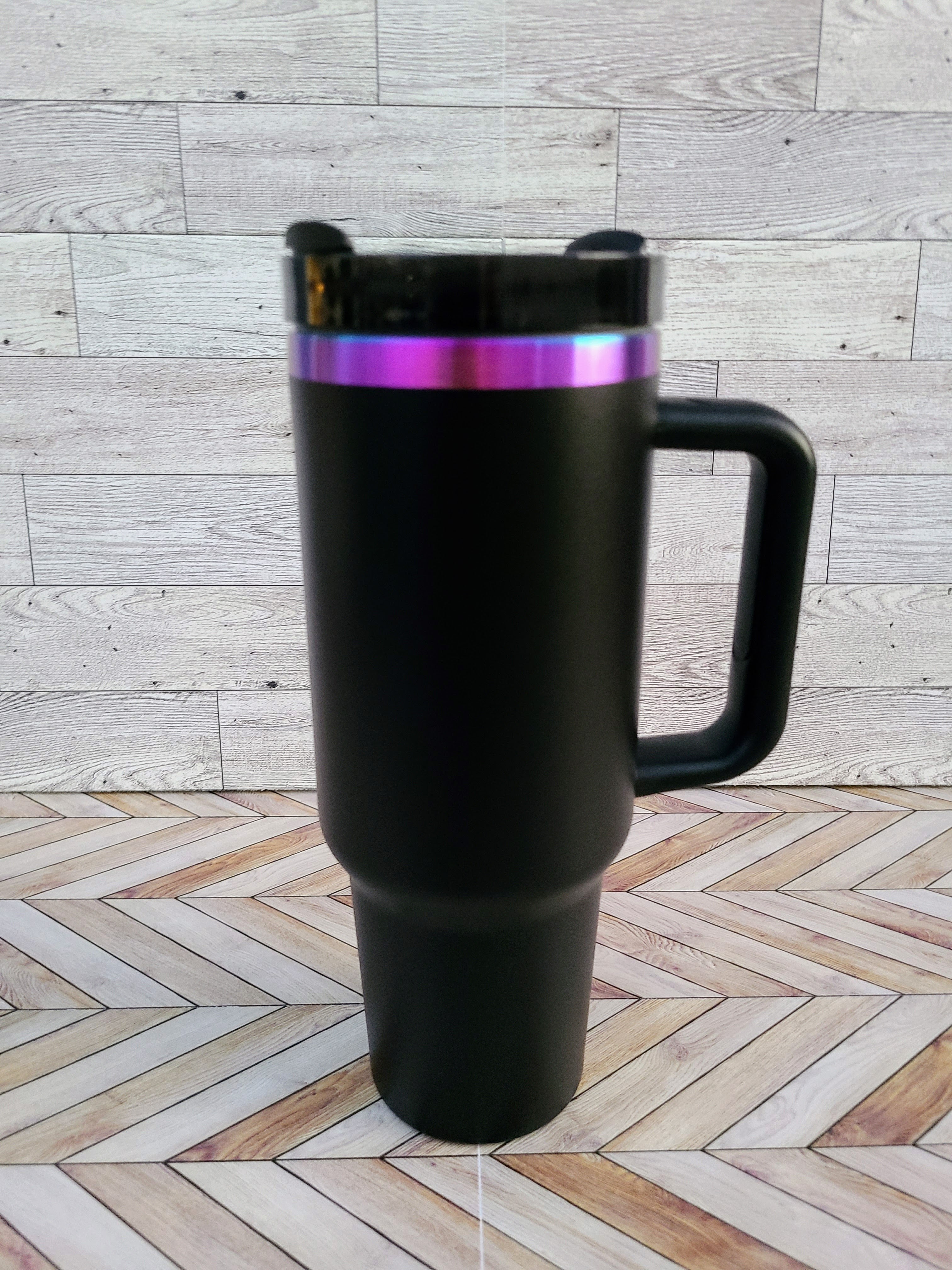 Personalized 40oz Chroma Coated Tumbler Black
