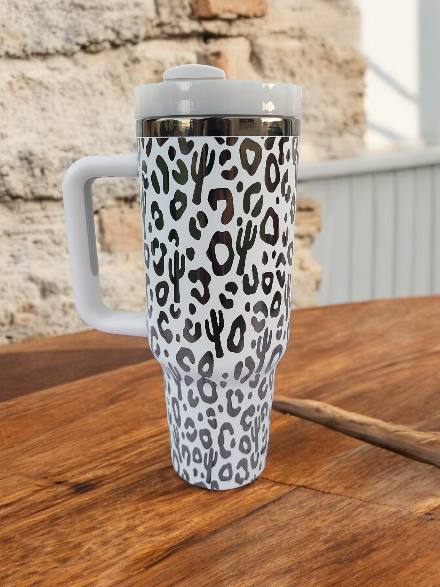 Personalized 40oz Black Mirror Coated Tumbler-Mixed Colors