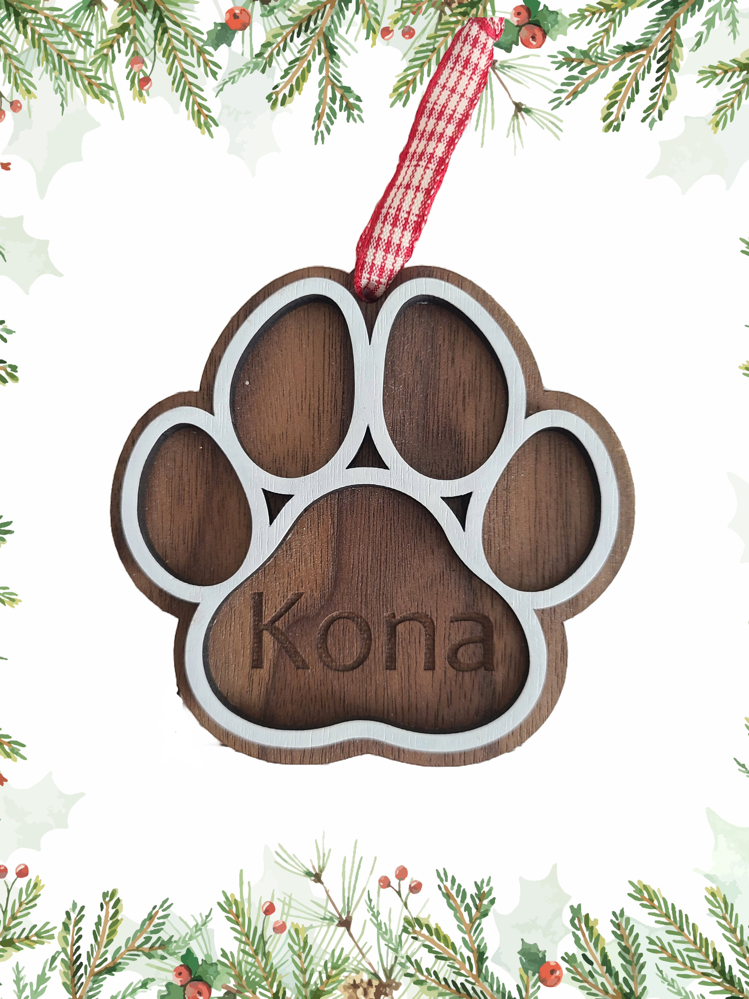 Dog Paw ornament