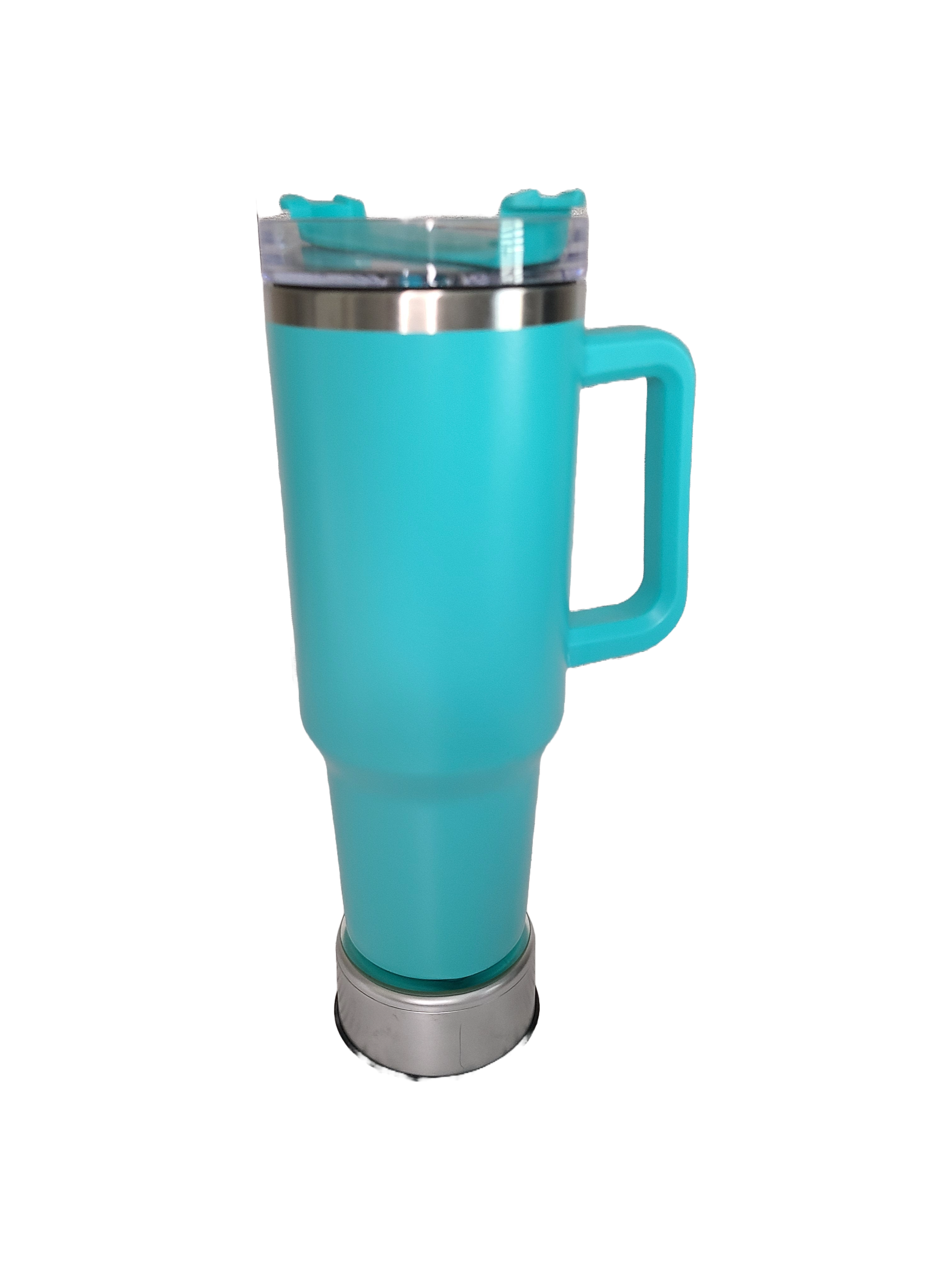 40 oz Stainless Steel Tumbler with Handle-"Life is Better with Dogs"