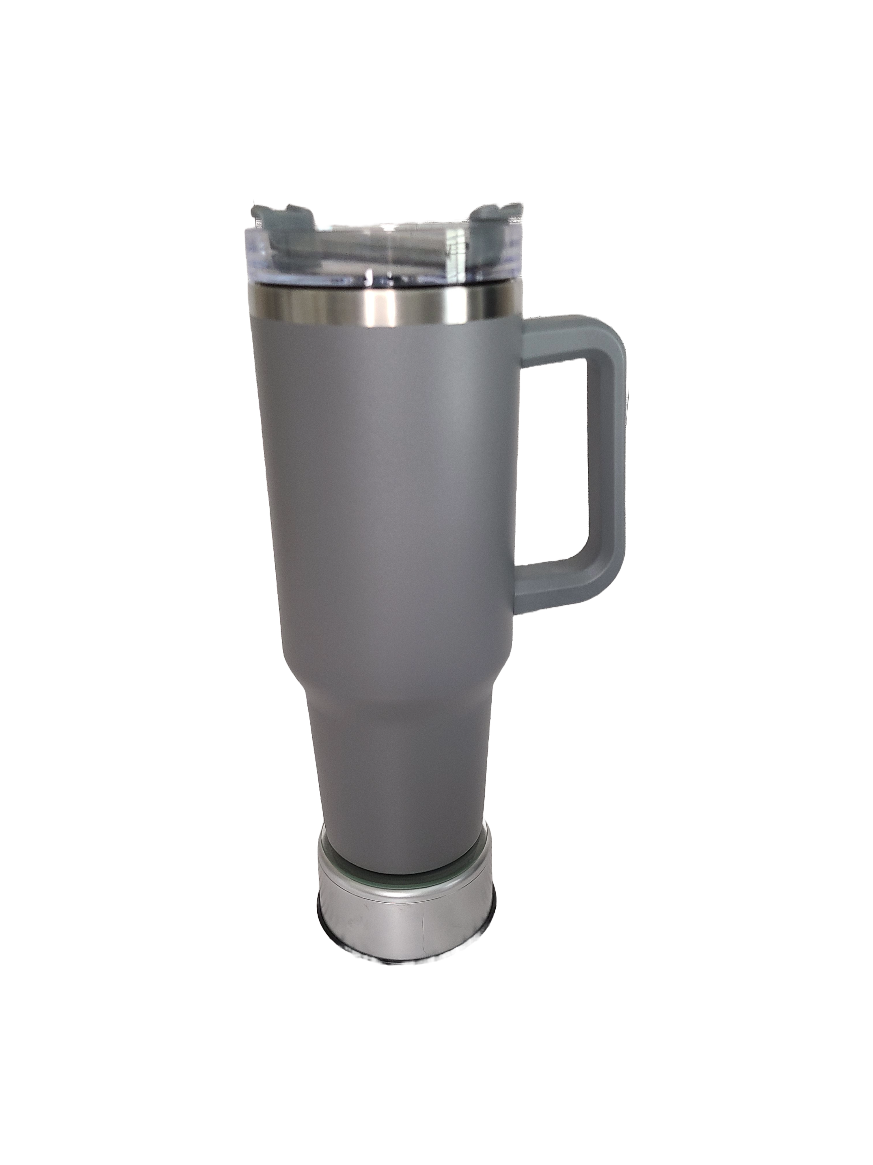 40 oz Stainless Steel Tumbler with Handle-"Life is Better with Dogs"