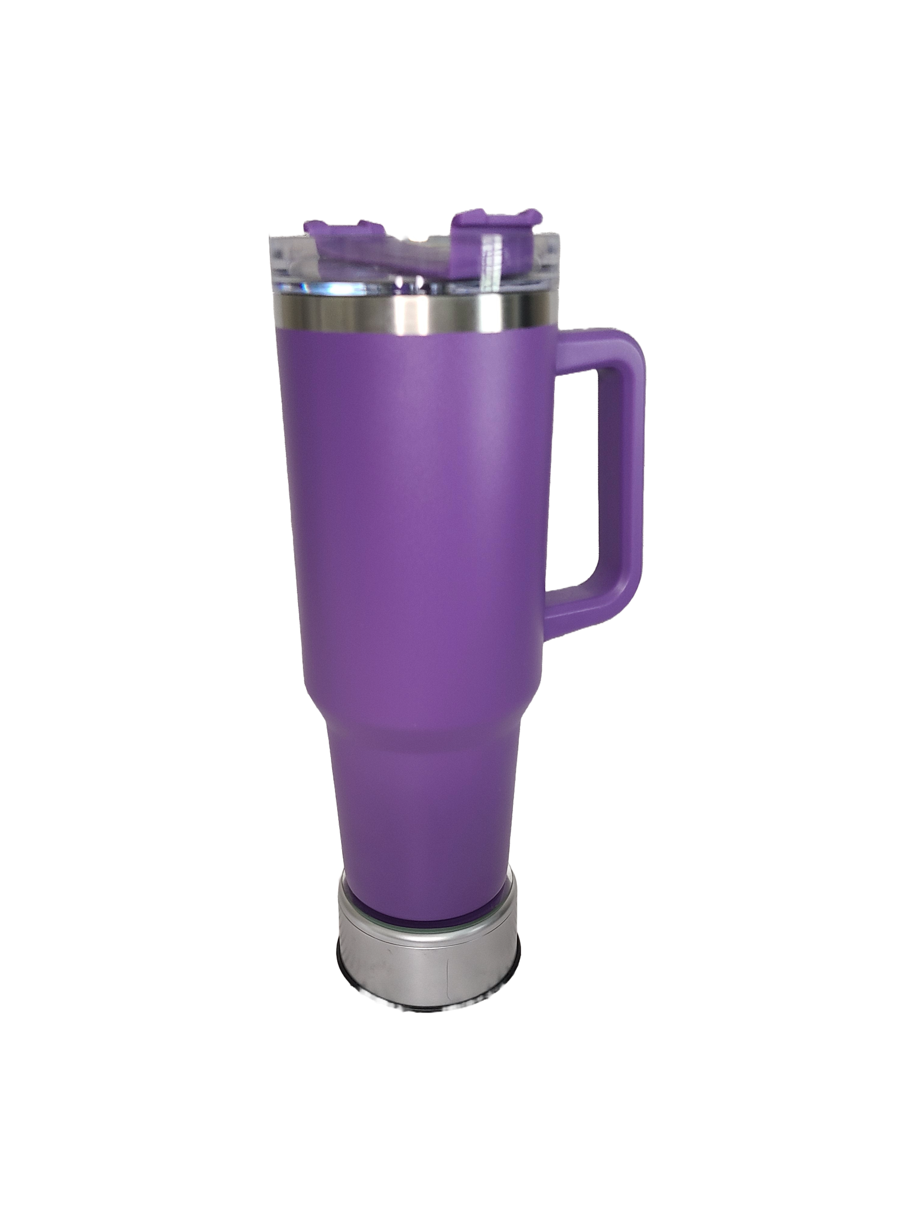 40 oz Stainless Steel Tumbler with Handle-"Life is Better with Dogs"