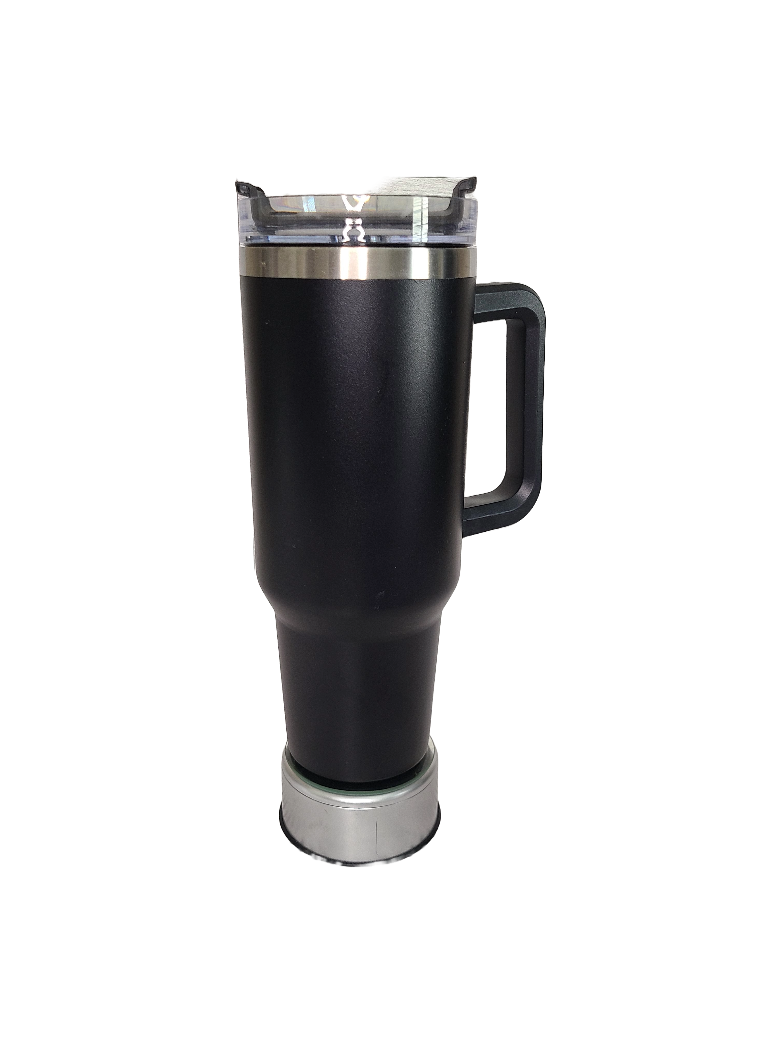 40 oz Stainless Steel Tumbler with Handle-"Try that in a Small Town"