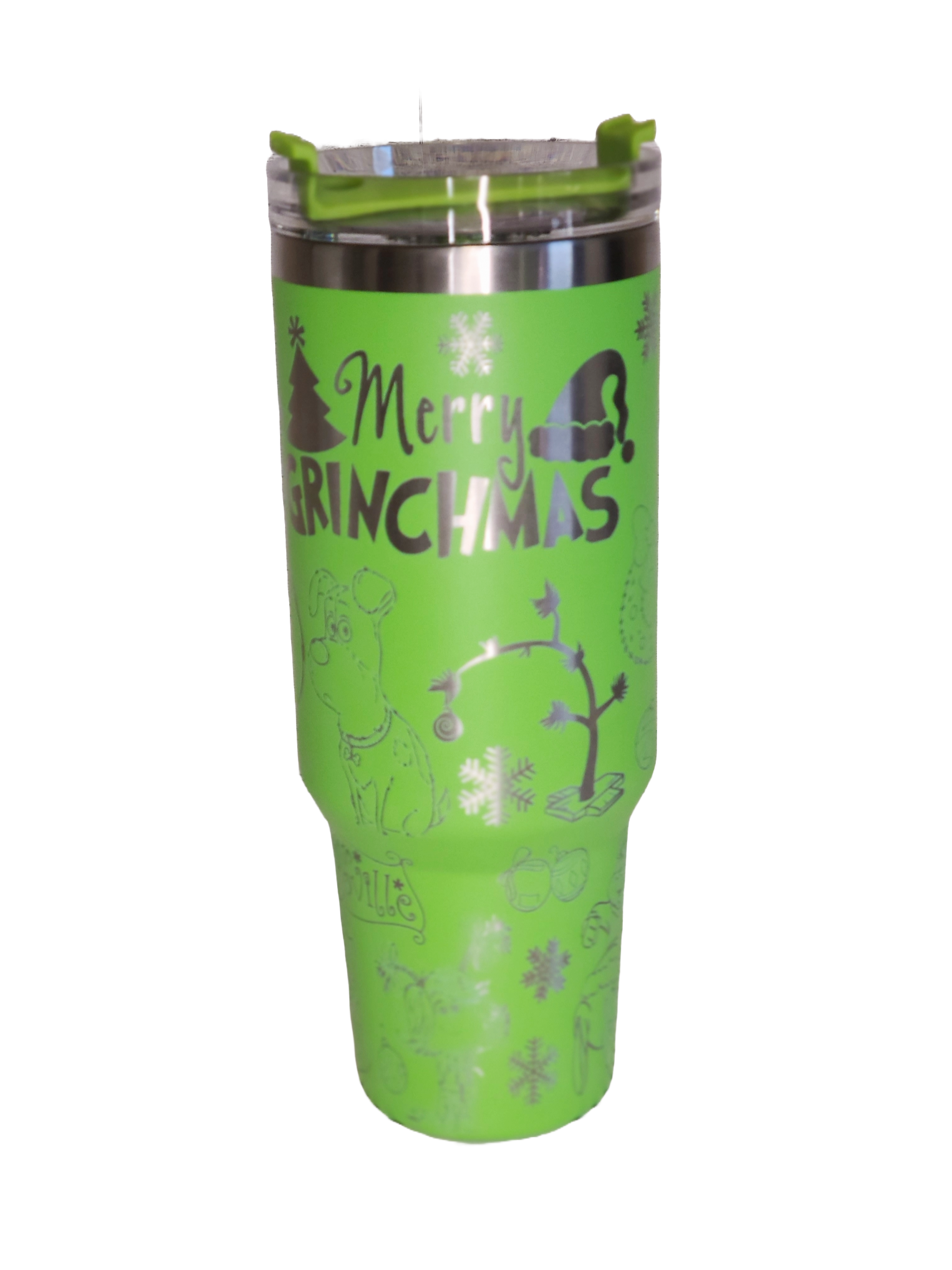 40oz Grinch Full wrap tumbler