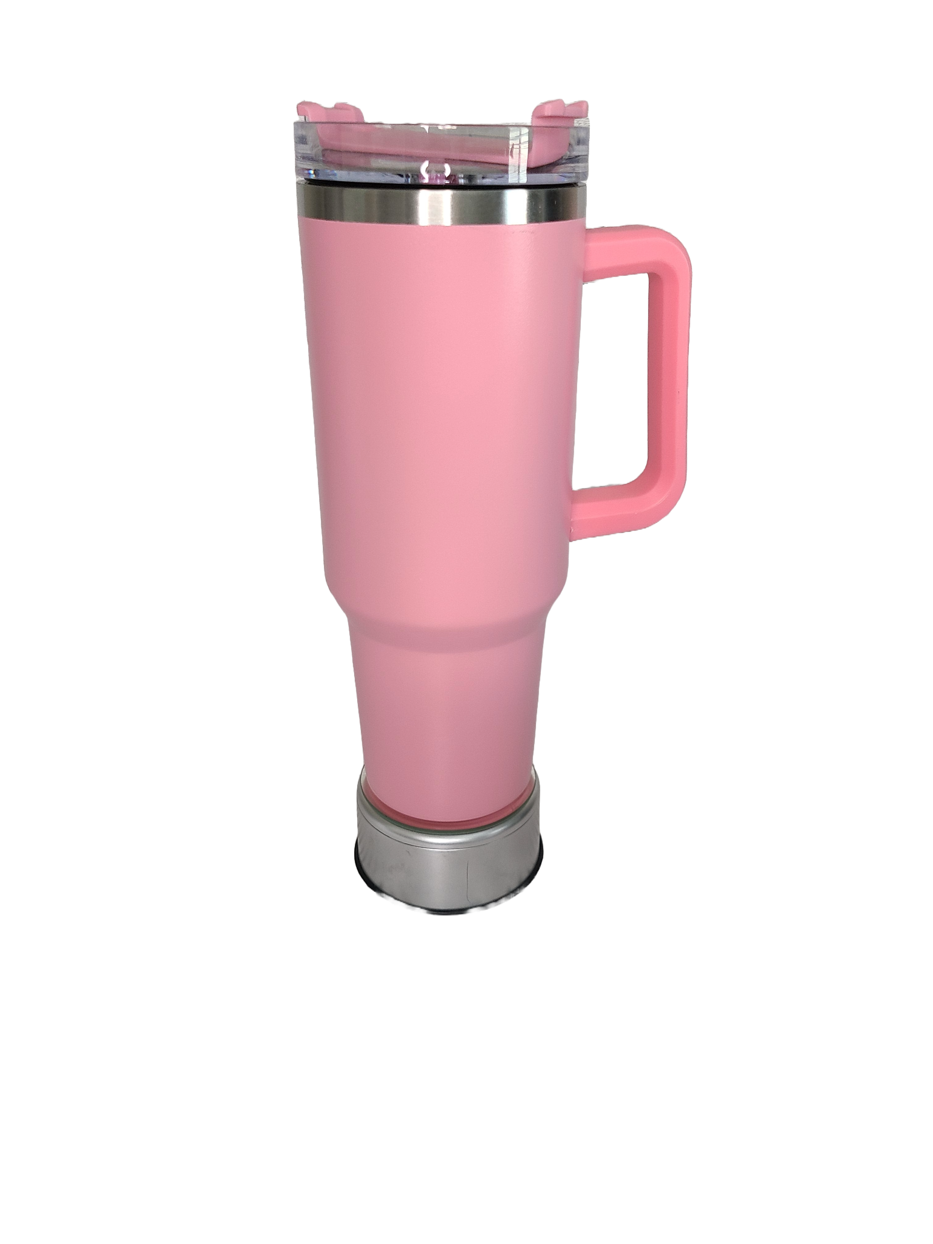 40 oz Stainless Steel Tumbler with Handle-"Life is Better with Dogs"