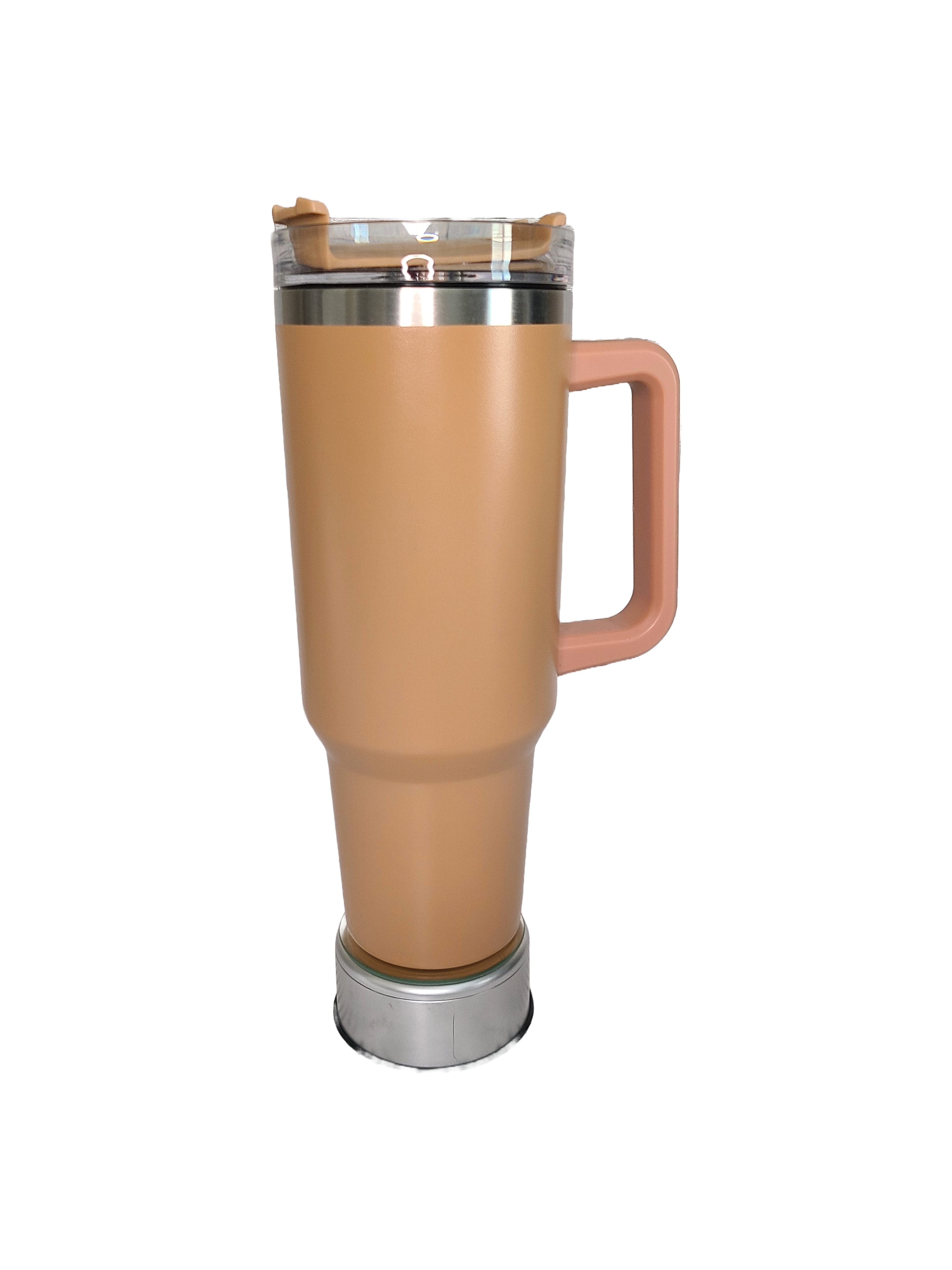 40 oz Stainless Steel Tumbler with Handle-"Try that in a Small Town"