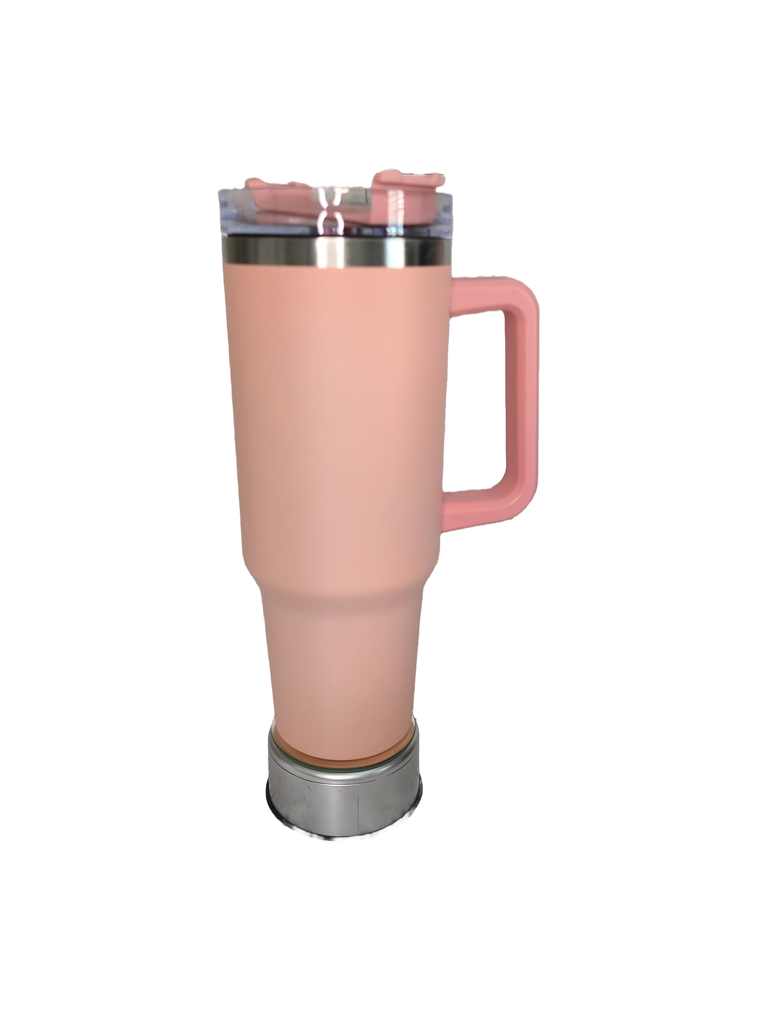 40 oz Stainless Steel Tumbler with Handle-"Life is Better with Dogs"