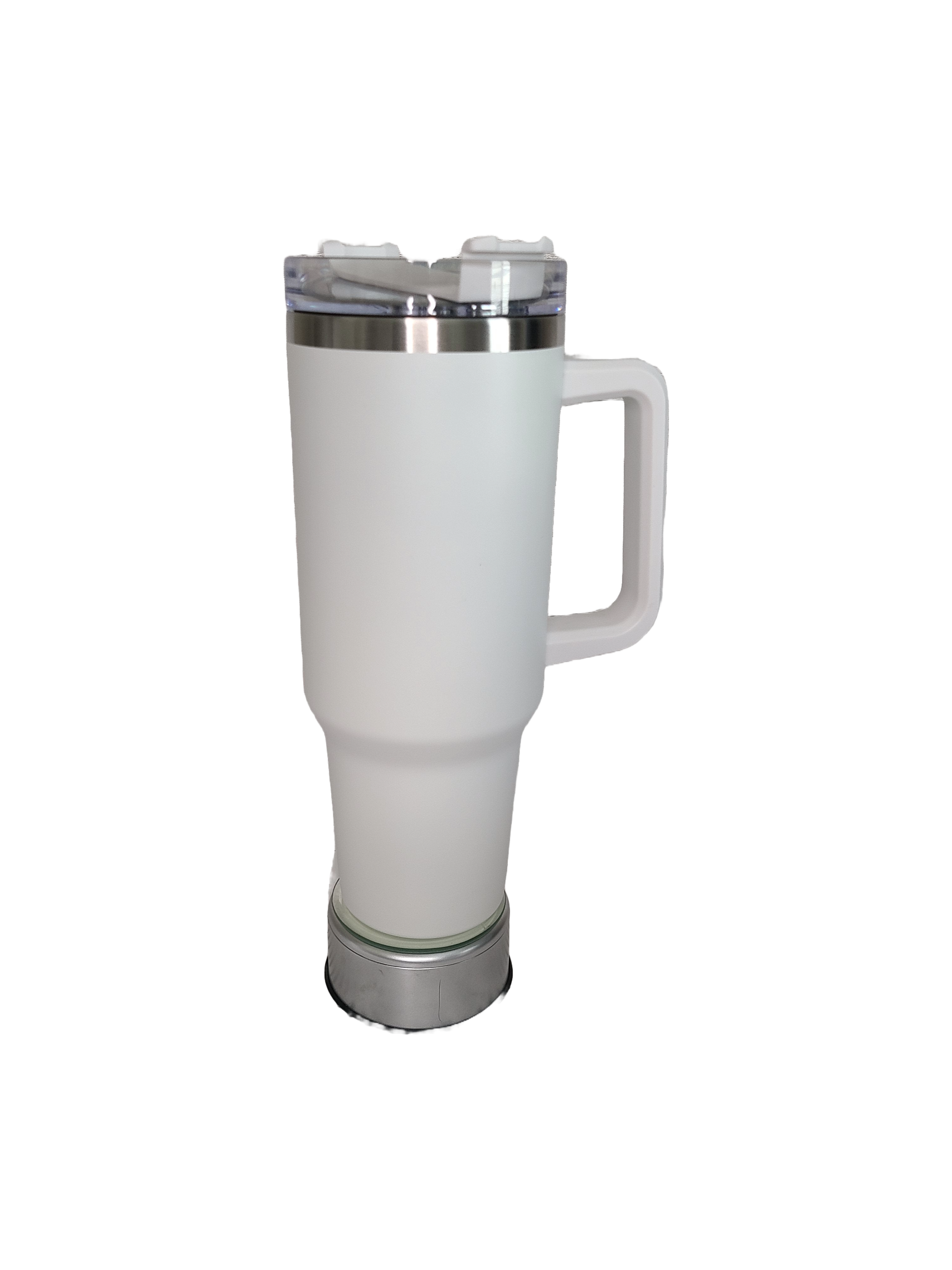 40 oz Stainless Steel Tumbler with Handle-"Cactus Designs"