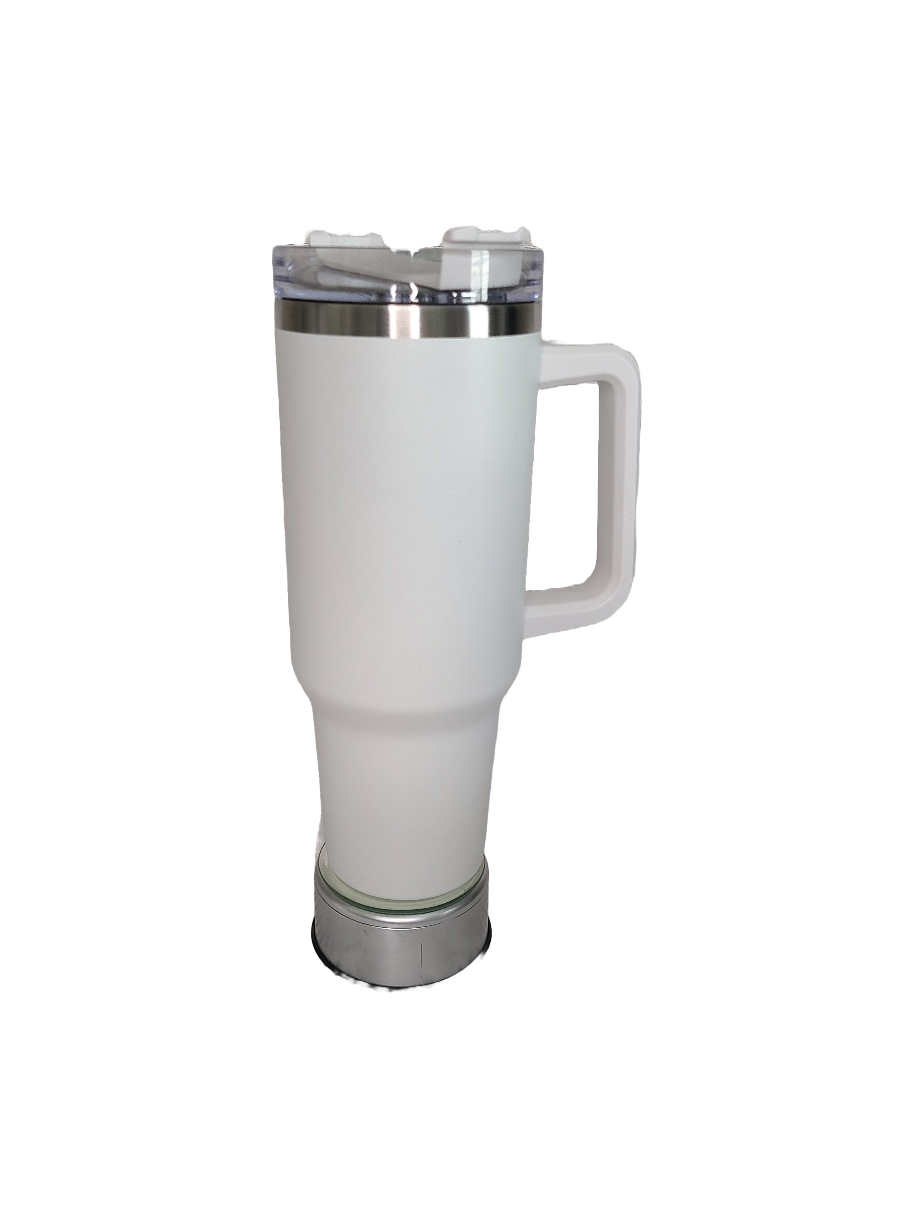 40 oz Stainless Steel Tumbler with Handle-"Try that in a Small Town"