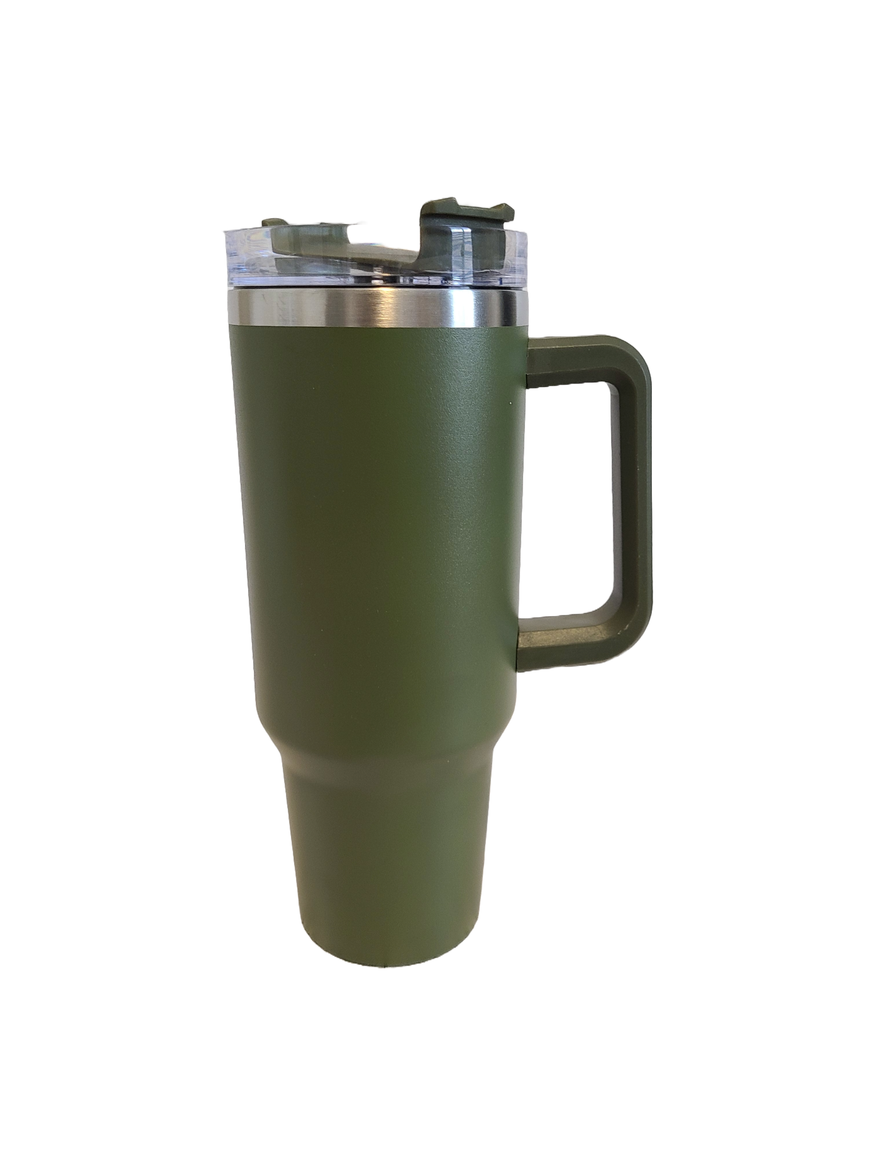 40 oz Stainless Steel Tumbler with Handle-"We the People, Freedom"